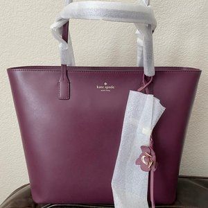 Kate Spade handbag - Karla Flower Dangle/Felicity Street/Deep Plum